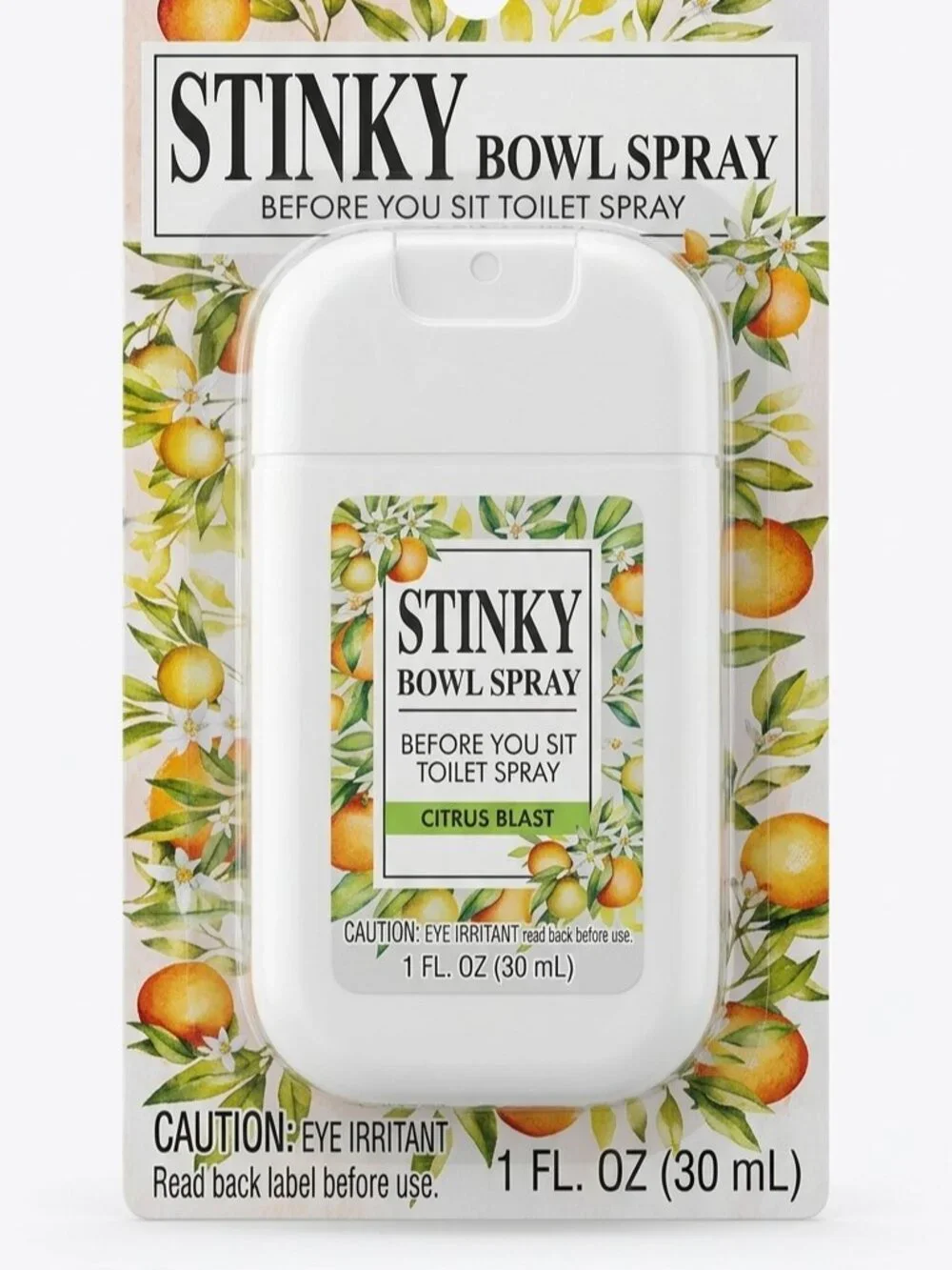 Stinky Bowl Spray 3-Pack Citrus Blast 1 oz Before-You-Go Toilet Deodorizer